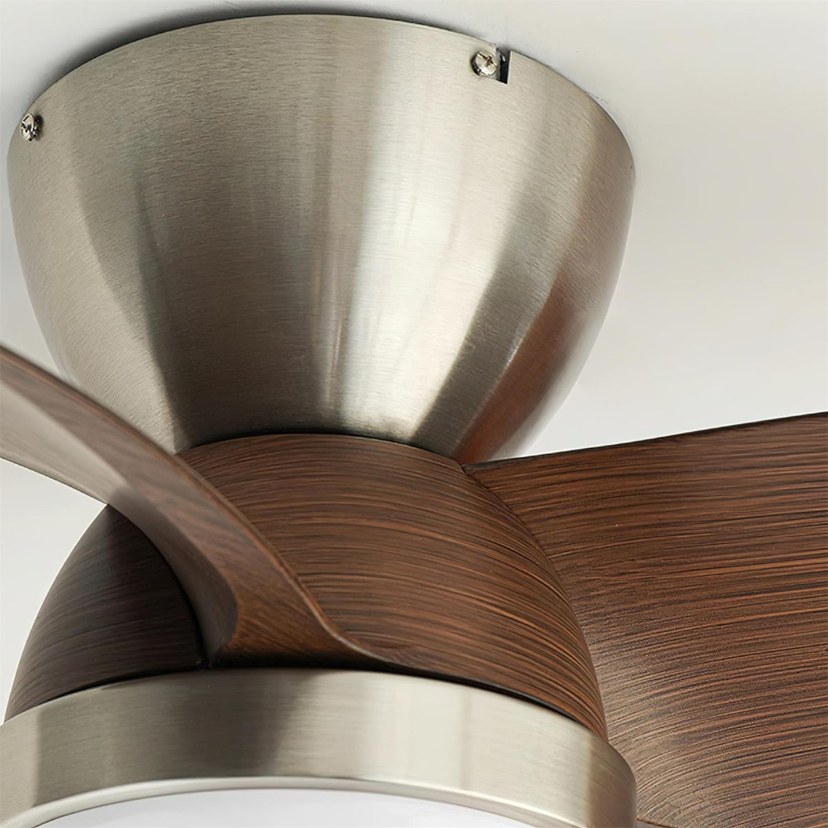 Rinerel ventilador de techo con luz moderno de madera