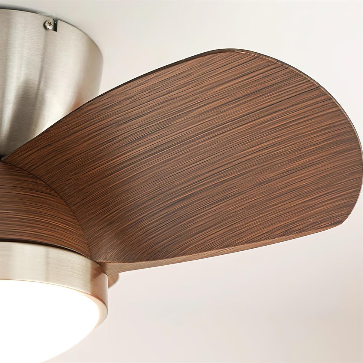 Rinerel ventilador de techo con luz moderno de madera