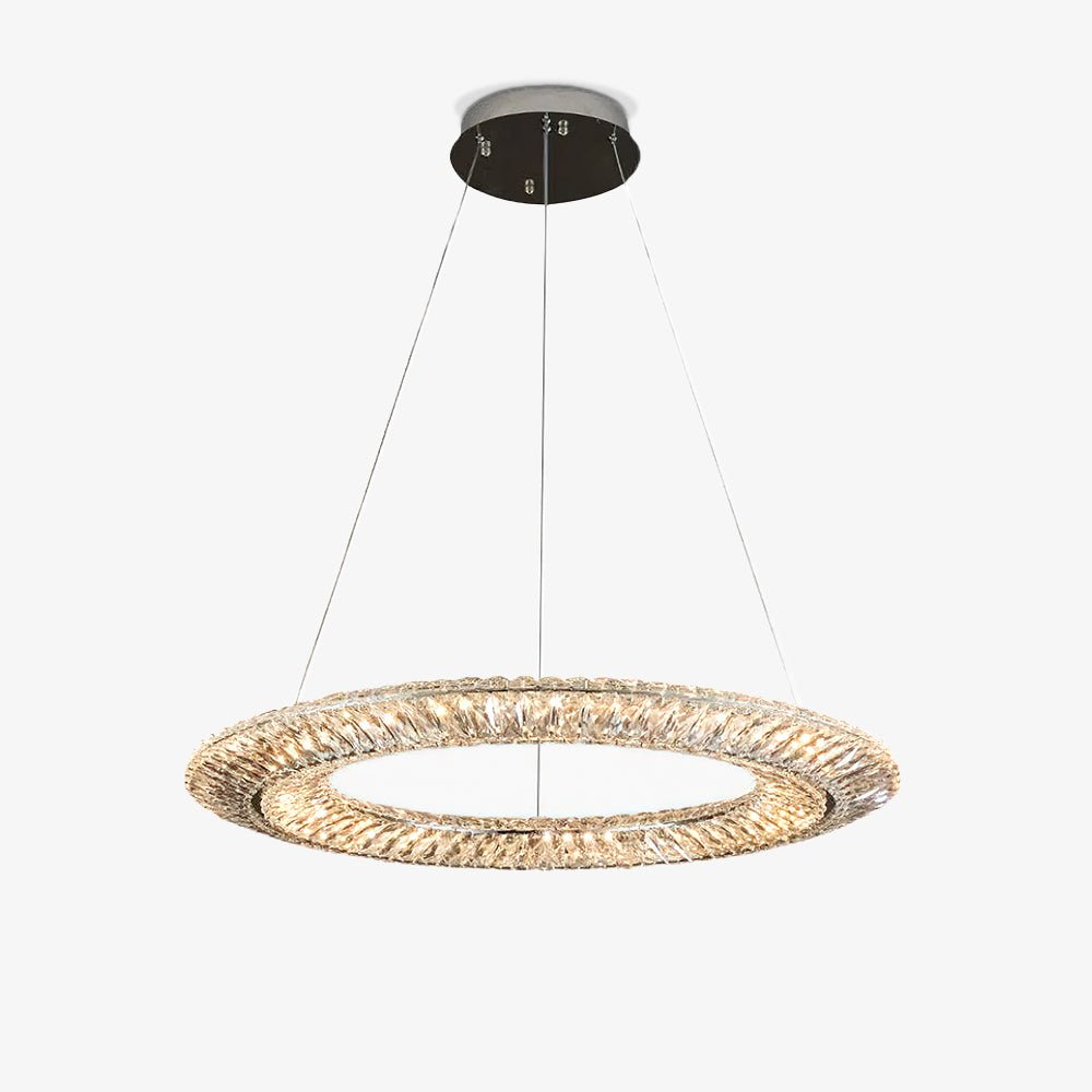 Tev lámpara de araña Geometric cristal LED Elegante
