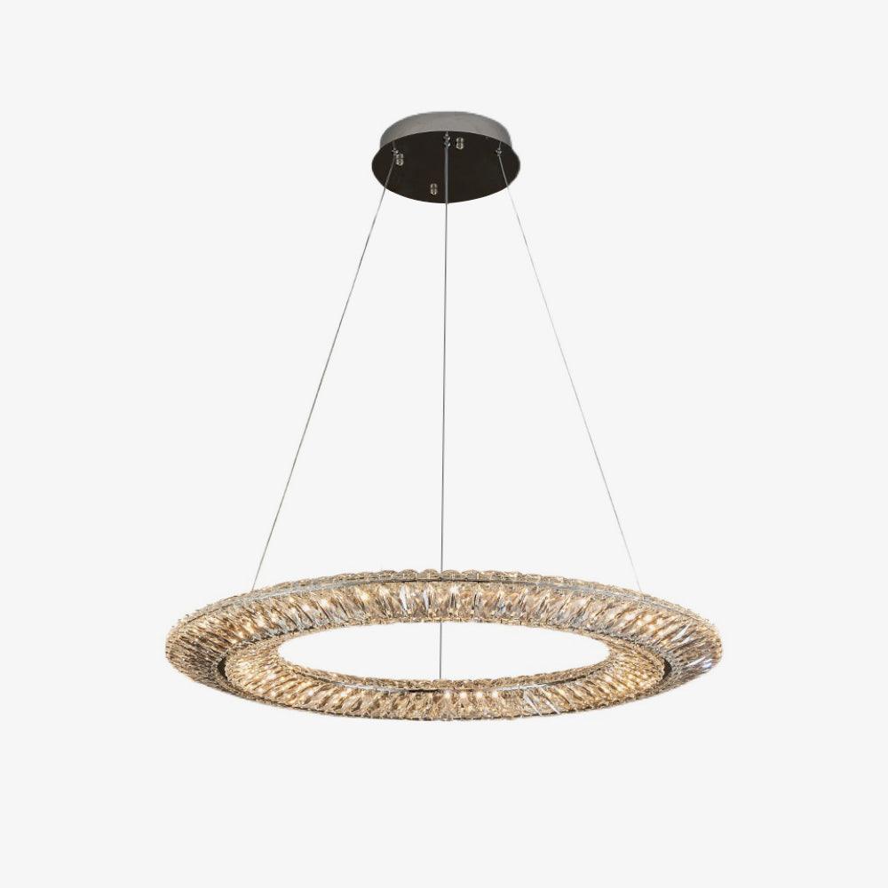 Tev lámpara de araña Geometric cristal LED Elegante
