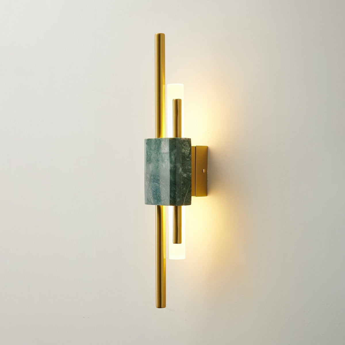 Evely aplique de pared Premium nórdico de arte con acabados en mármol enchufable