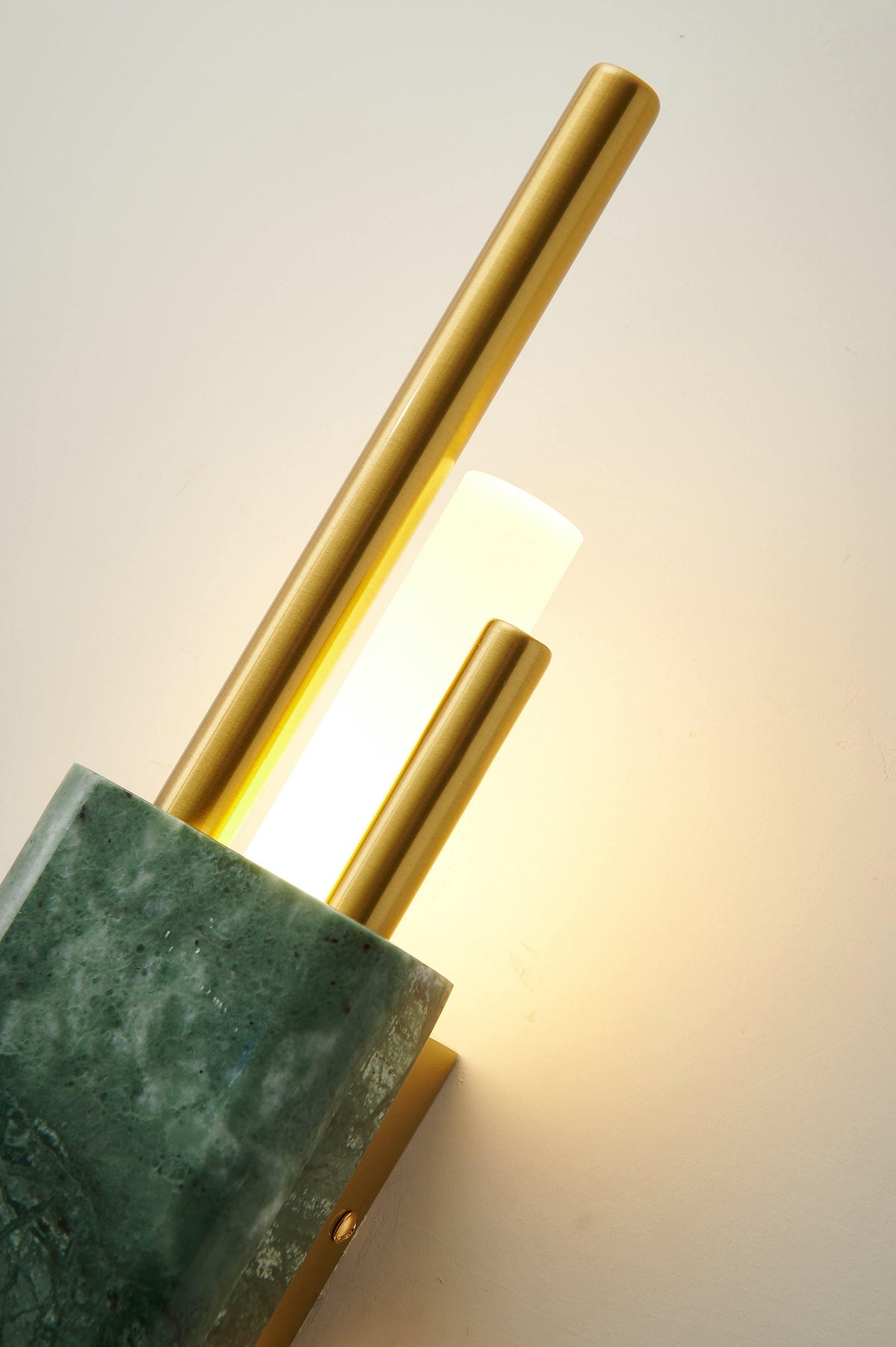 Evely aplique de pared Premium nórdico de arte con acabados en mármol enchufable