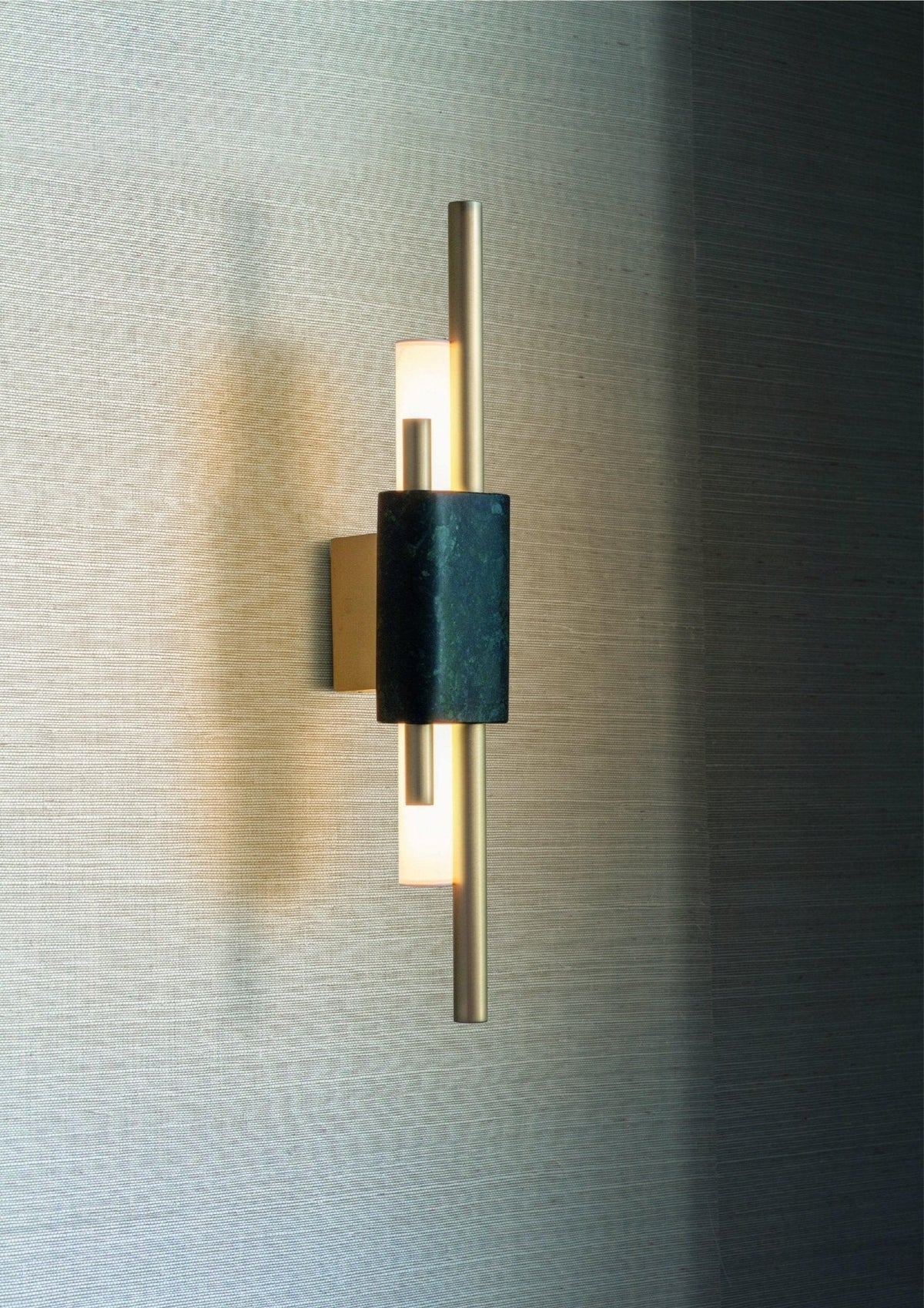 Evely aplique de pared Premium nórdico de arte con acabados en mármol enchufable