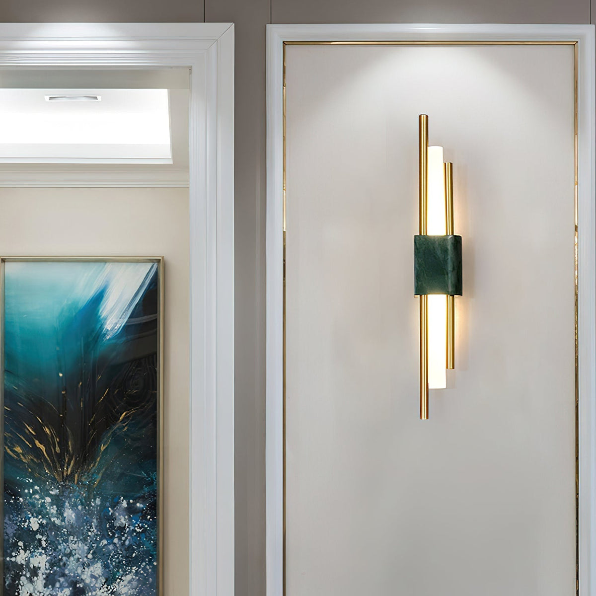Mirenol aplique de pared de mármol nórdico premium art
