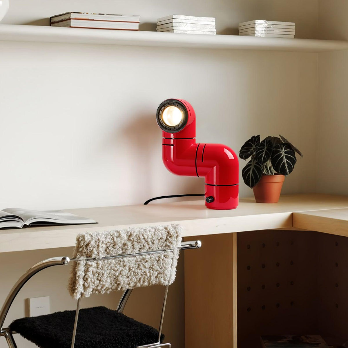 Liorain de estilo lúdico de resina lámpara de mesa