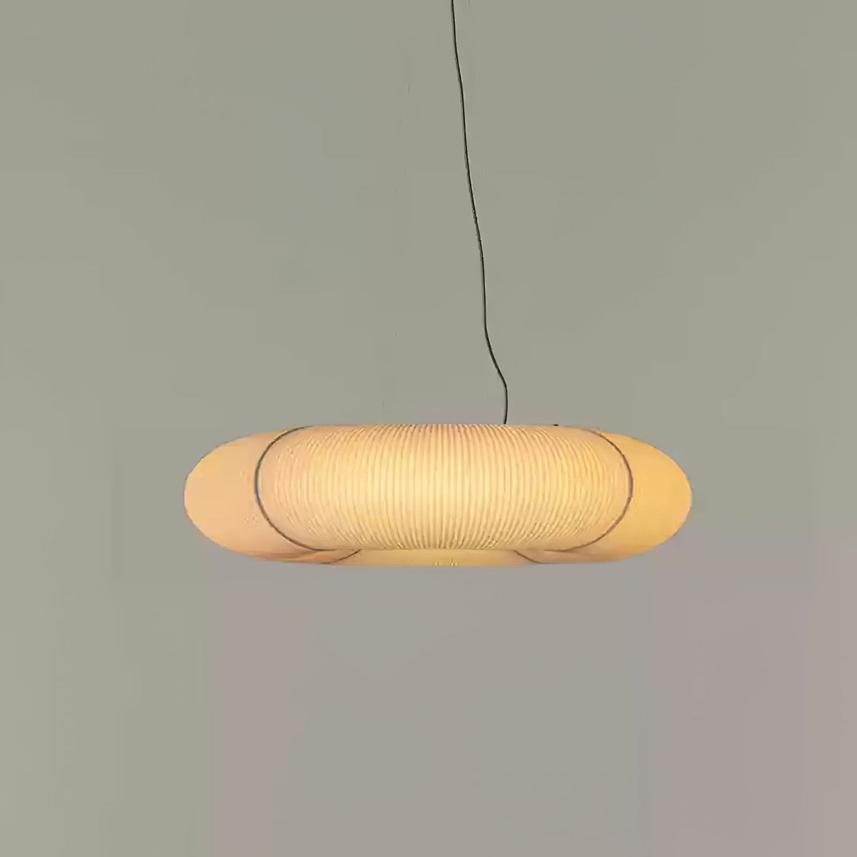 Citheis Lámpara Colgante Minimalista de Seda Natural de Morera