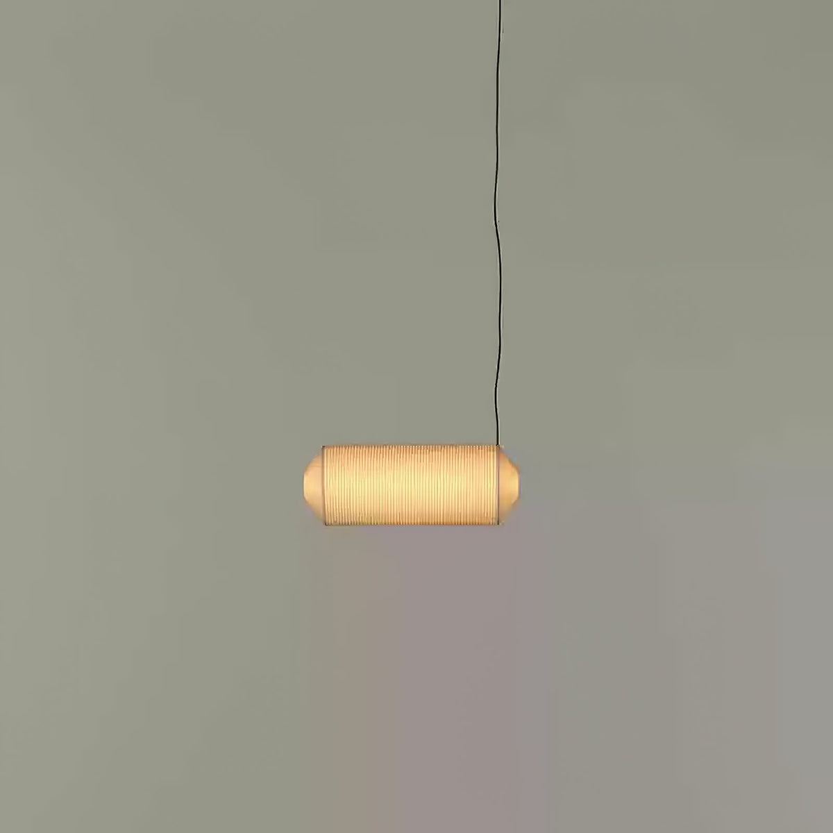 Citheis Lámpara Colgante Minimalista de Seda Natural de Morera