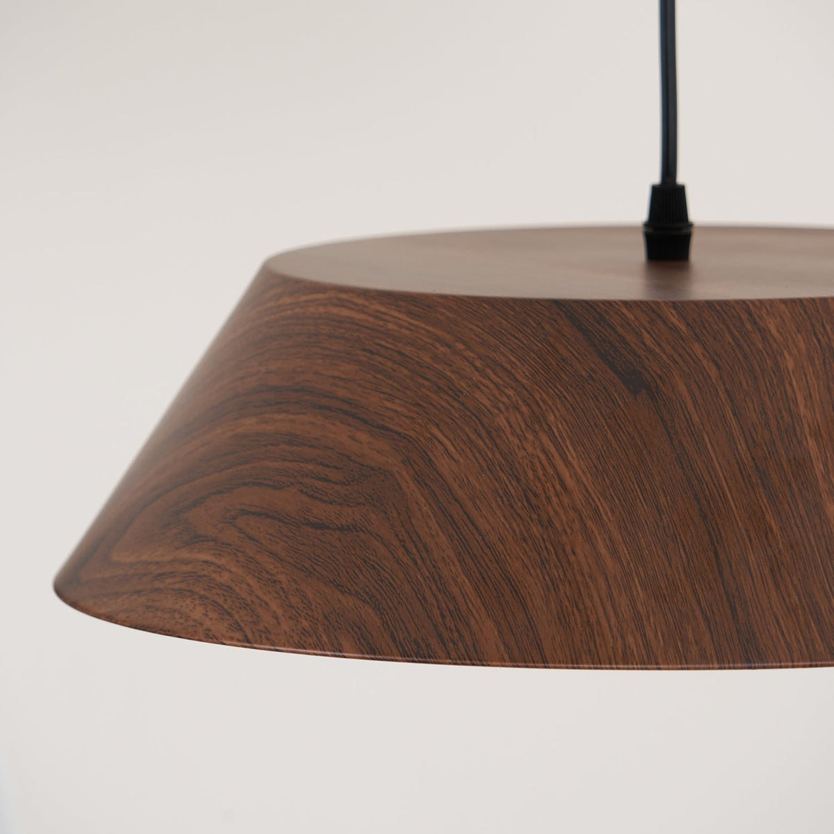 Novain lámpara colgante de madera con grano de madera