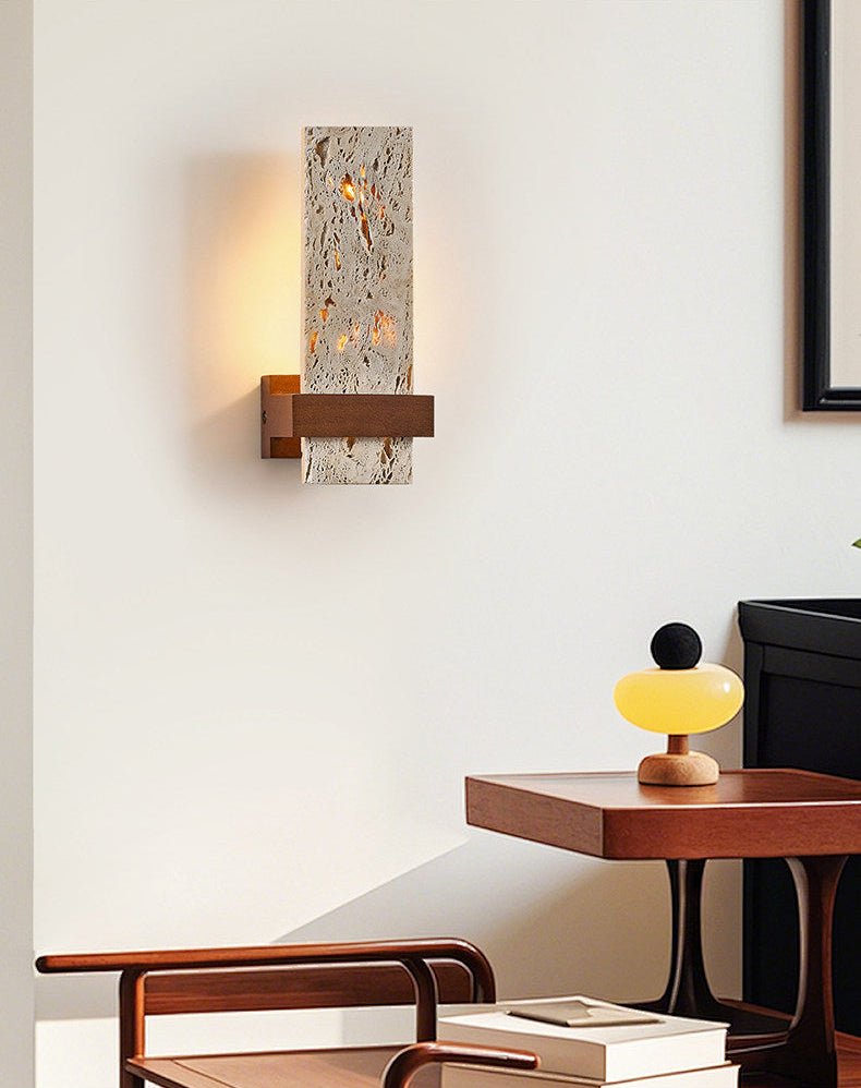 Brann Terra travertino aplique de pared