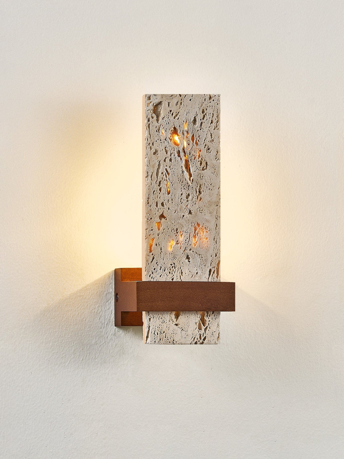 Brann Terra travertino aplique de pared