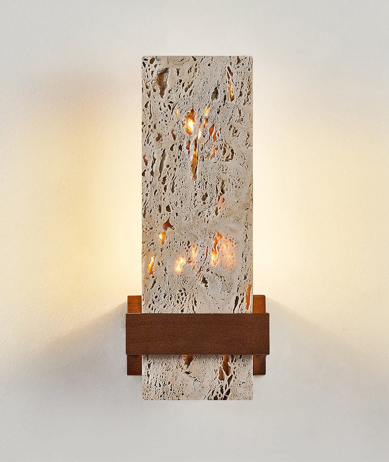 Brann Terra travertino aplique de pared