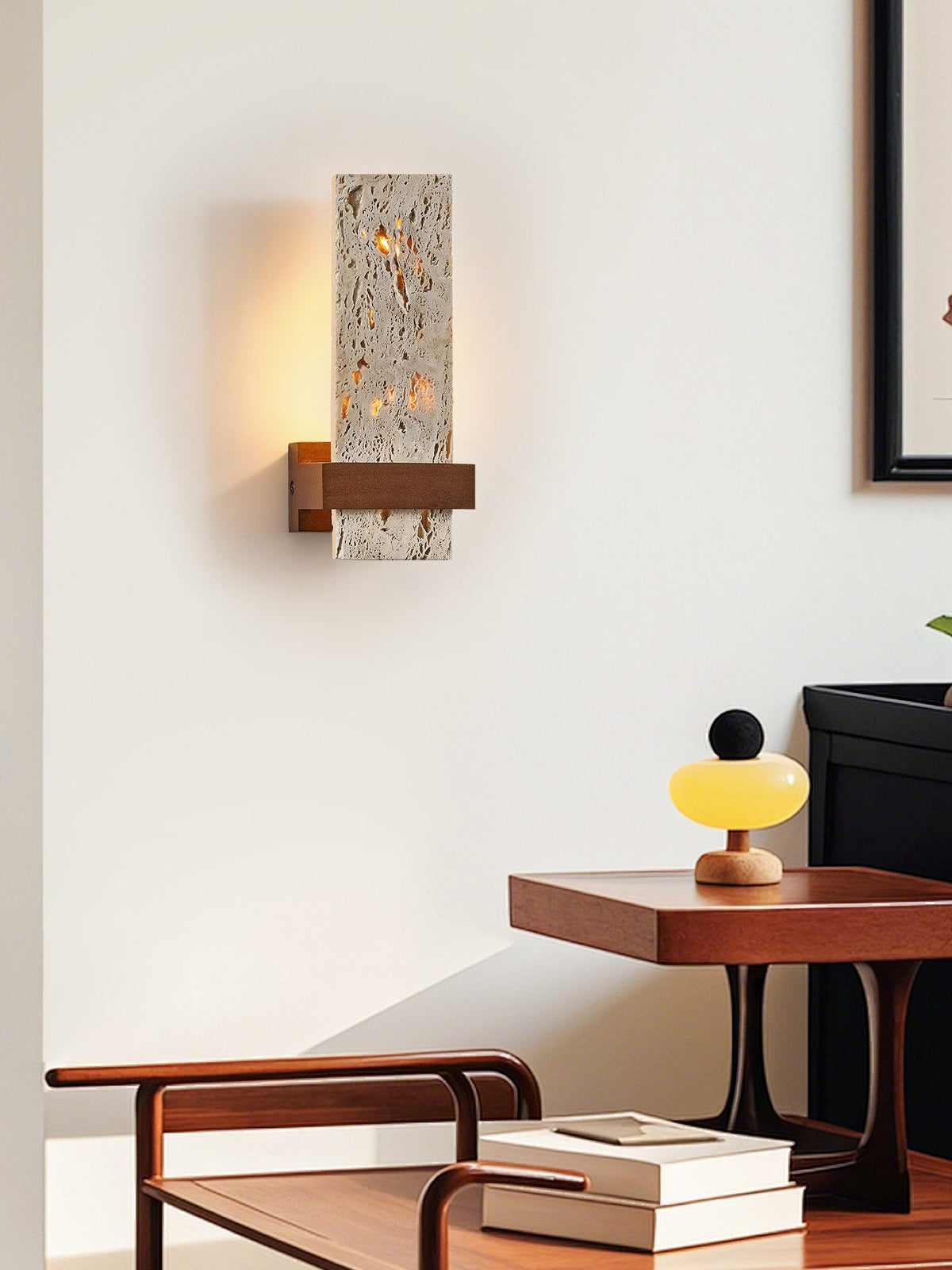 Brann Terra travertino aplique de pared