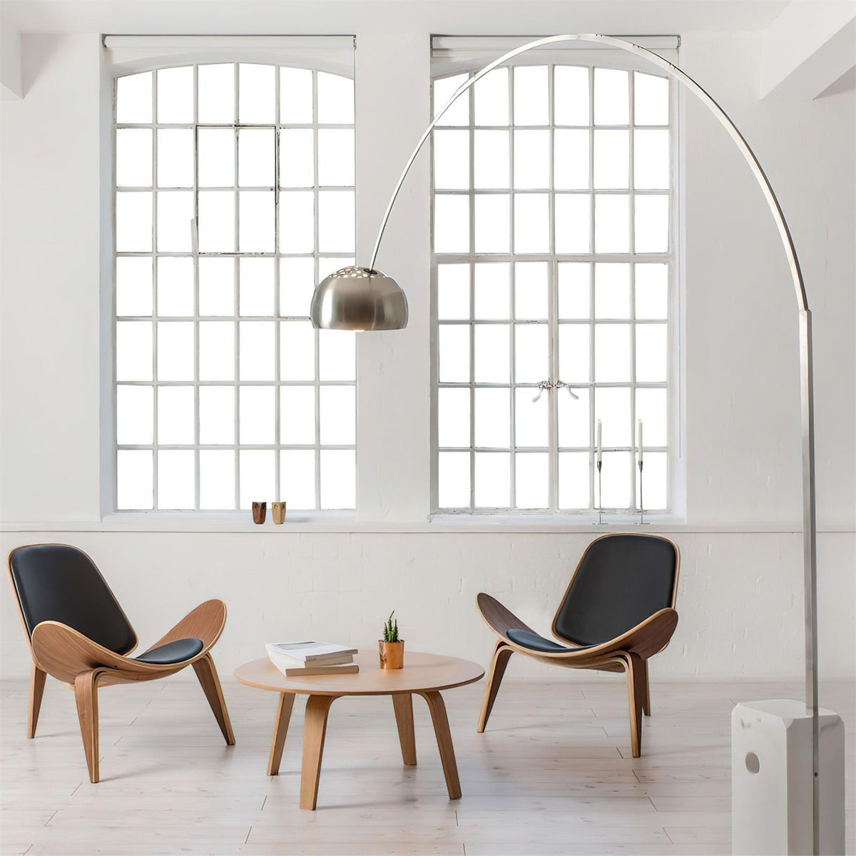 Parabola lámpara de pie