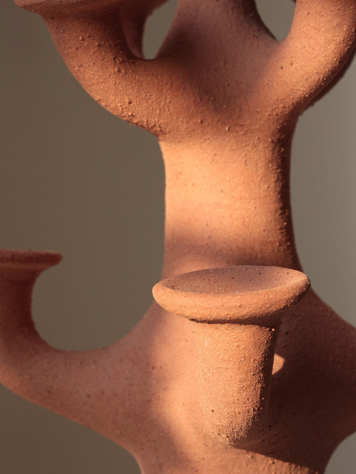 Terracotta Candelabro