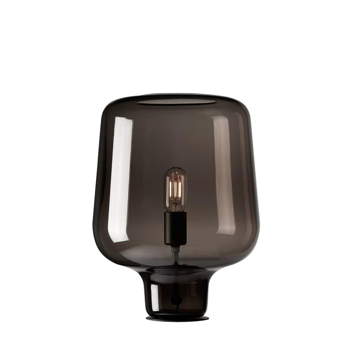 Eanlari lámpara de mesa contemporánea de vidrio