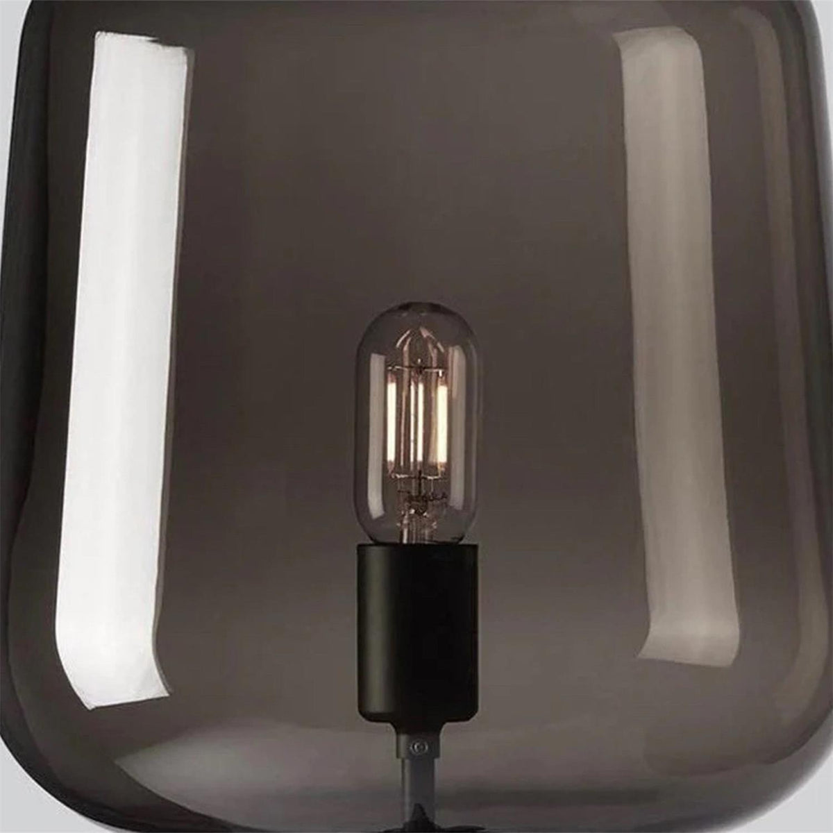 Eanlari lámpara de mesa contemporánea de vidrio