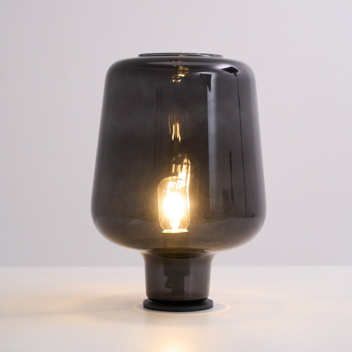 Eanlari lámpara de mesa contemporánea de vidrio