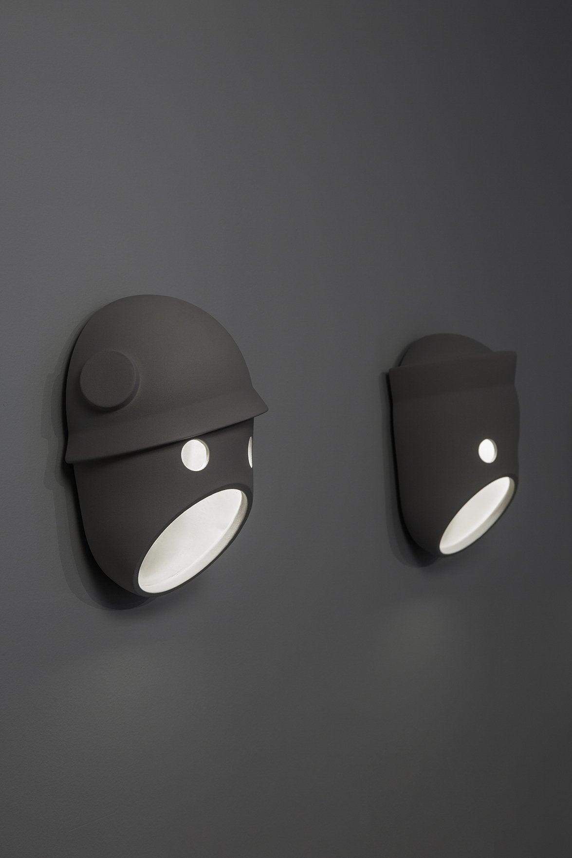 Mask aplique de pared individual creativo de resina