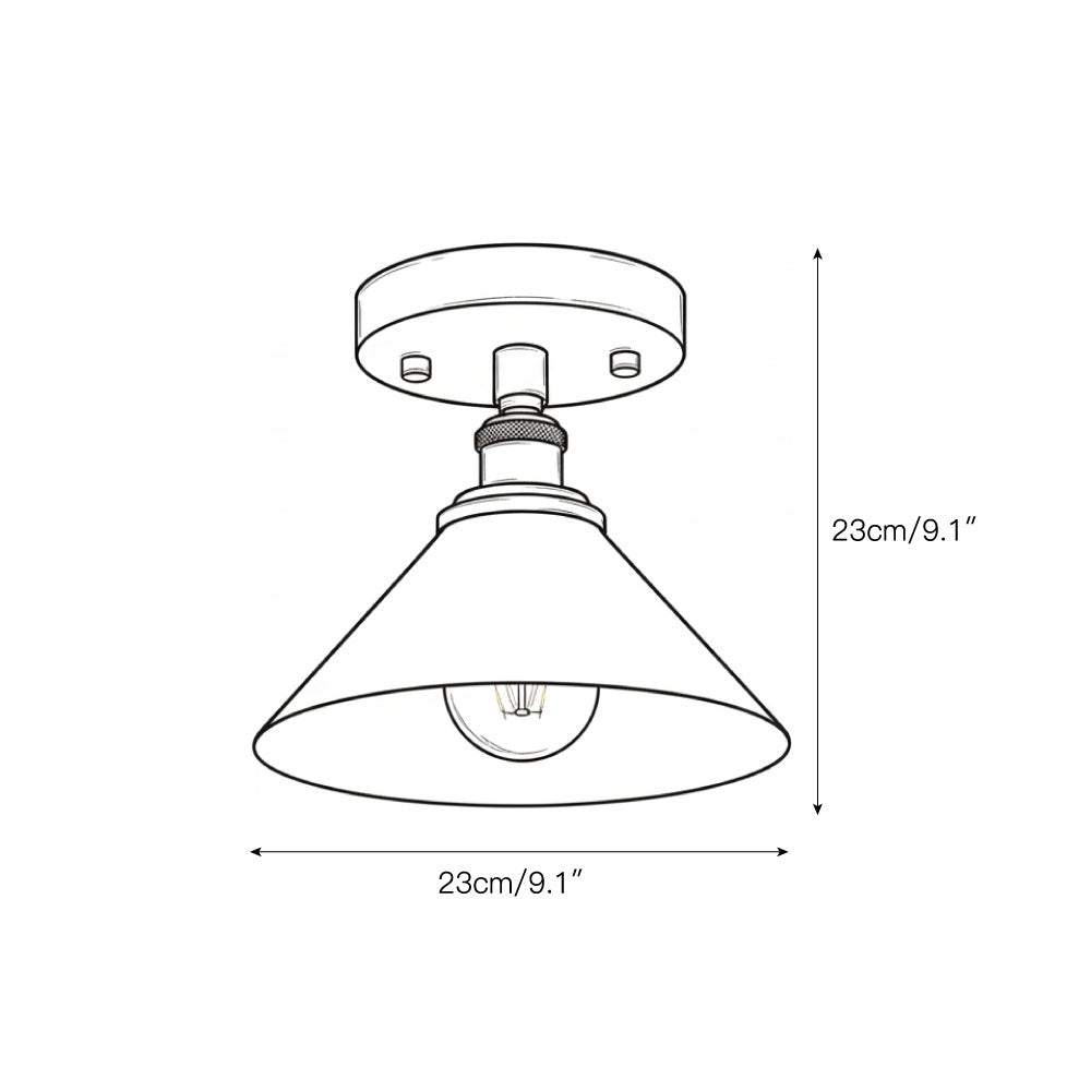 Aureleon lámpara de techo minimalista de latón