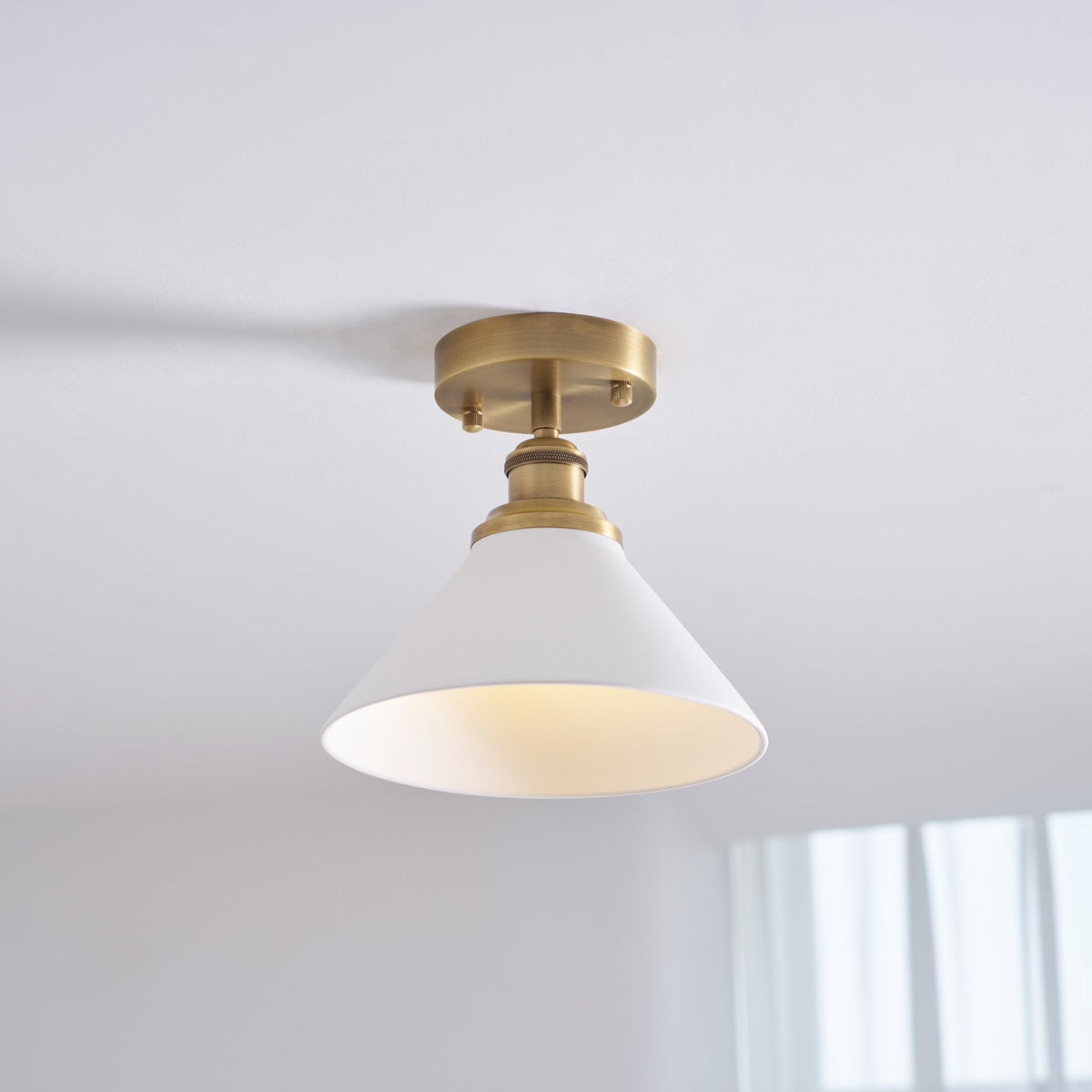 Aureleon lámpara de techo minimalista de latón