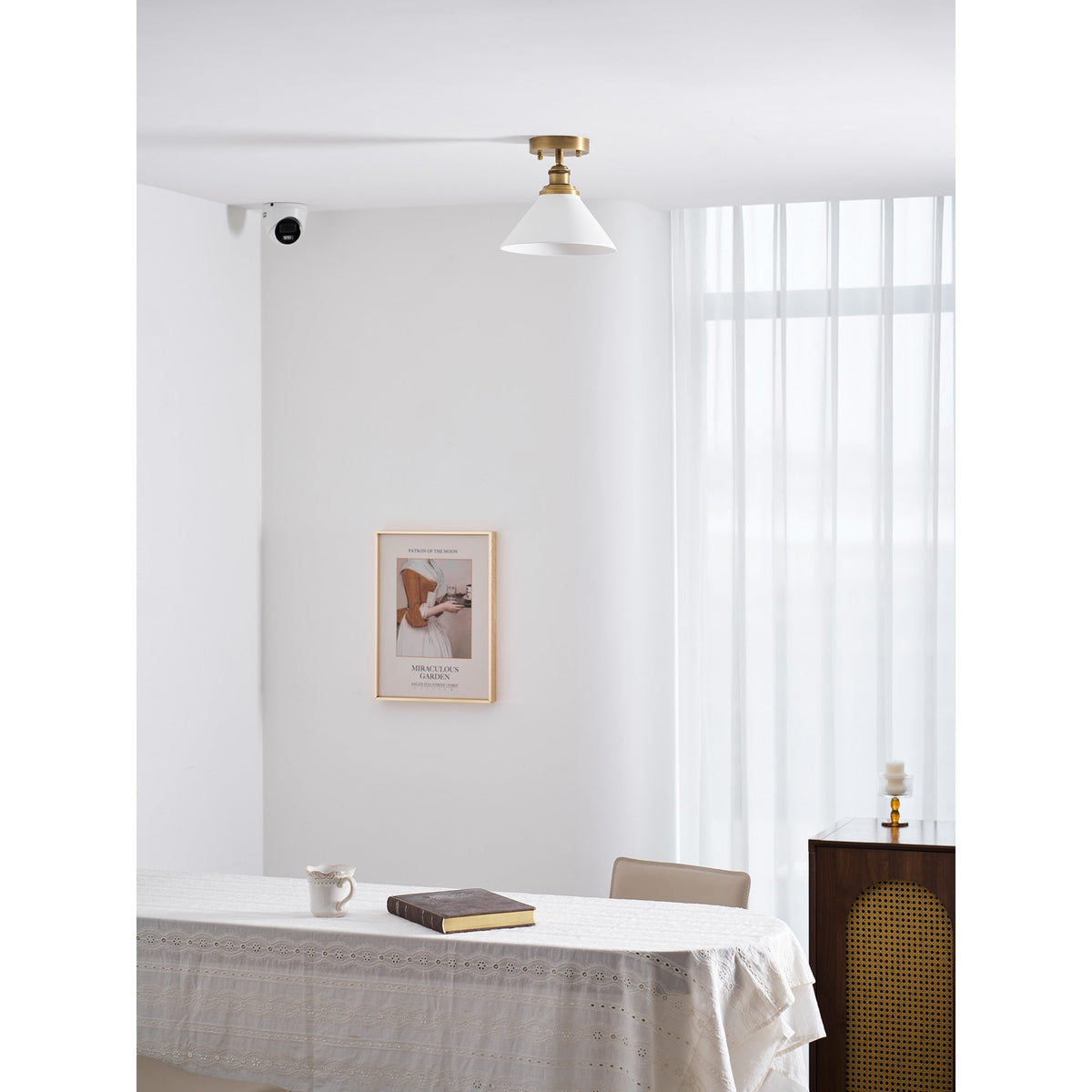 Aureleon lámpara de techo minimalista de latón