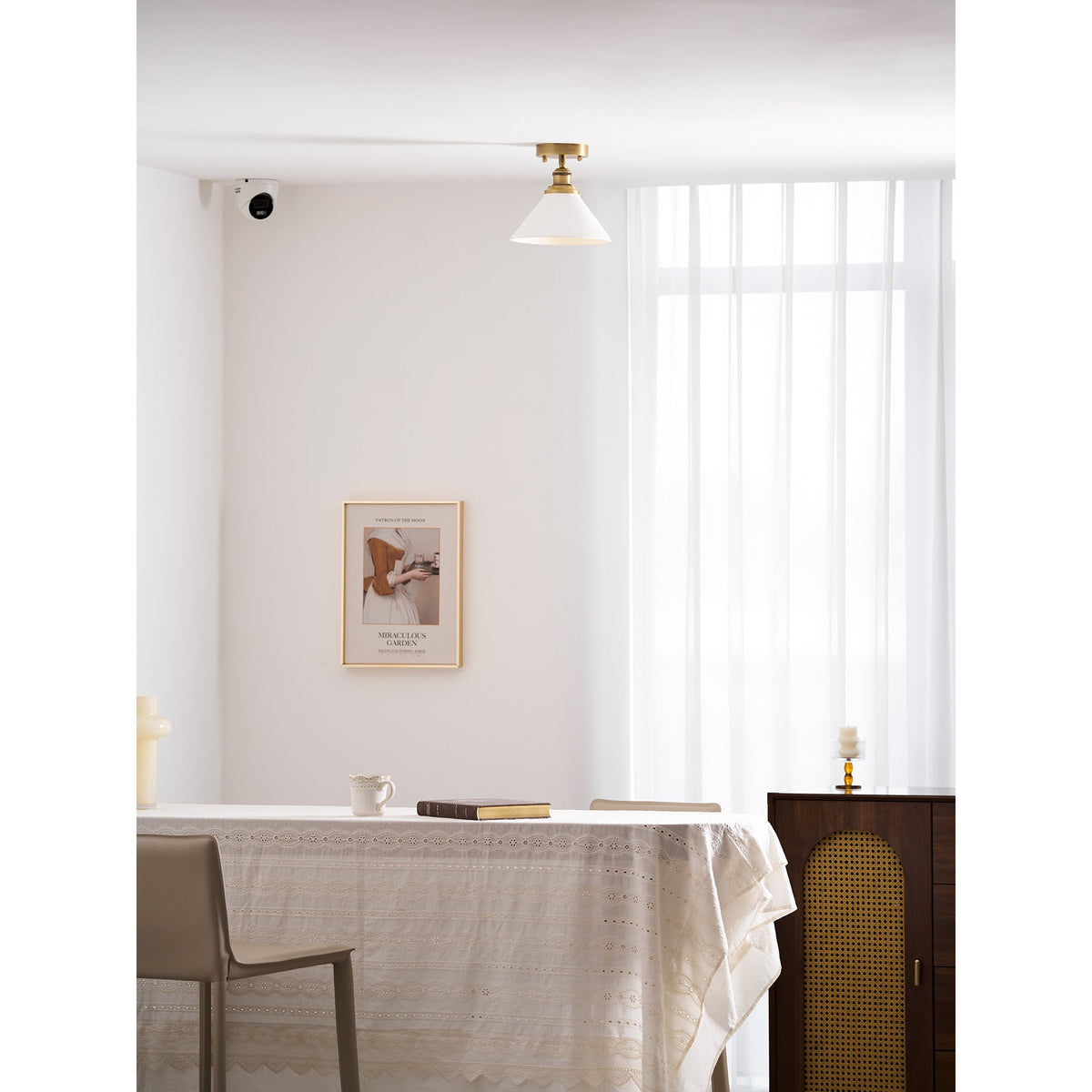 Aureleon lámpara de techo minimalista de latón