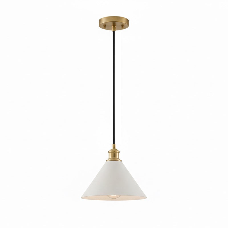 Soluenne lámpara colgante de latón con diseño contemporáneo