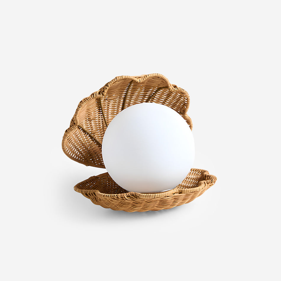 Rivuella lámpara de mesa de concha marina
