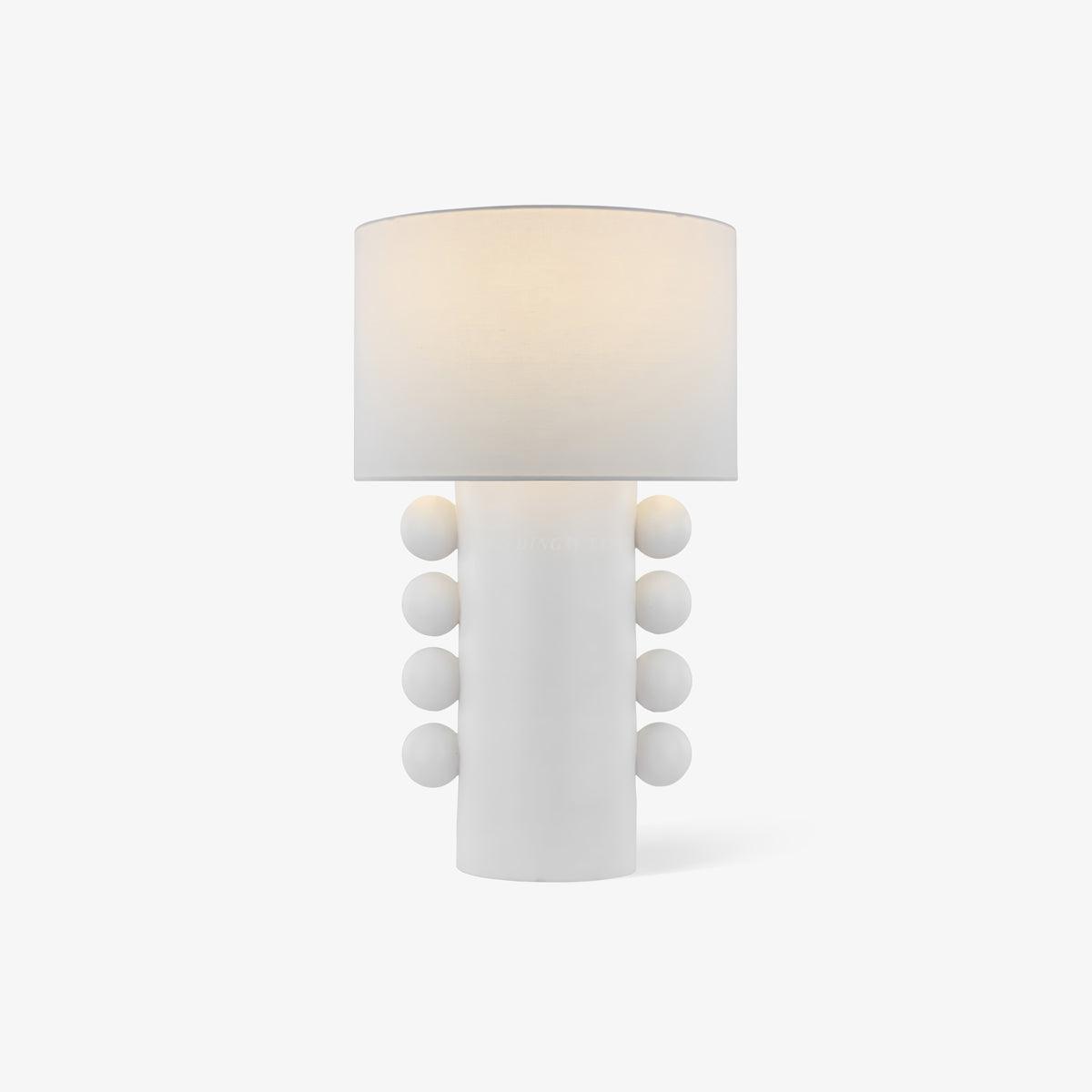 Nixu lámpara de mesa de tejido caprichosa
