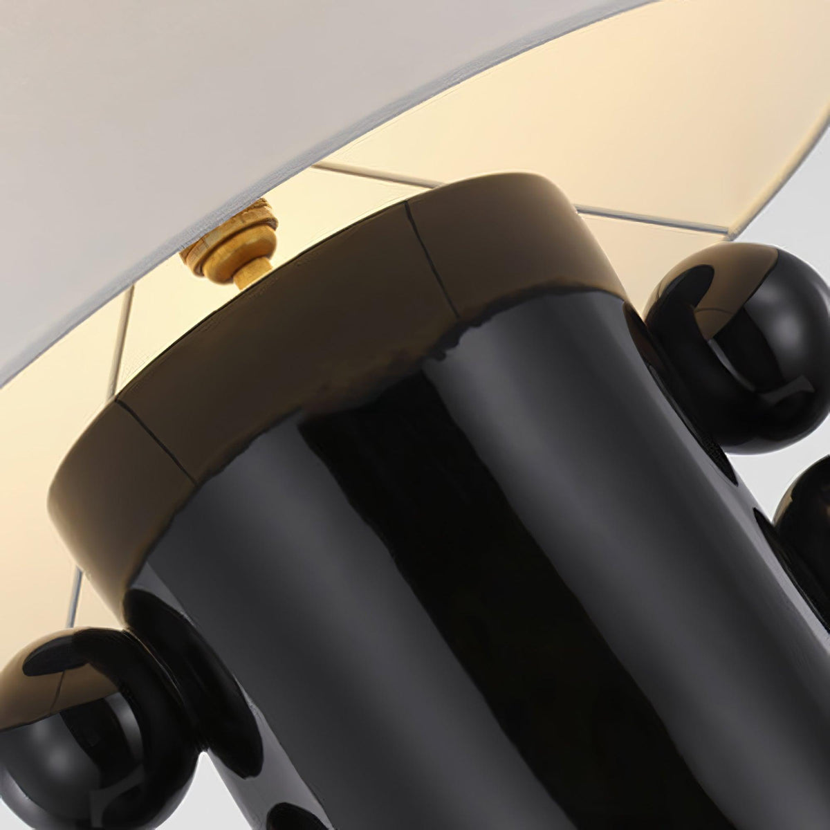 Nixu lámpara de mesa de tejido caprichosa
