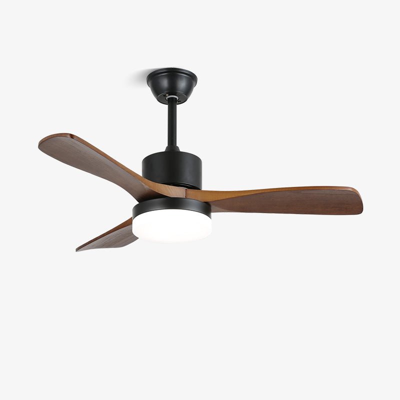 Darian ventilador de techo con luz minimalista de madera