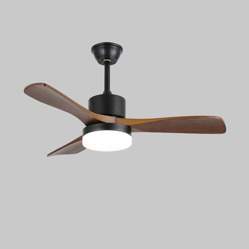 Darian ventilador de techo con luz minimalista de madera