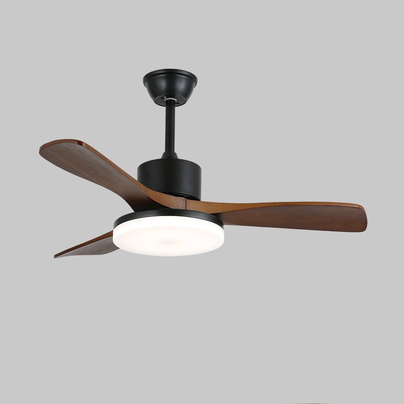 Darian ventilador de techo con luz minimalista de madera