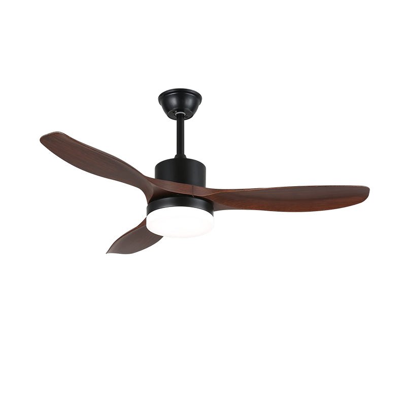 Darian ventilador de techo con luz minimalista de madera