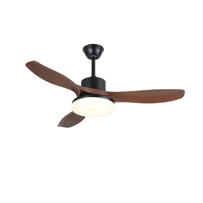 Darian ventilador de techo con luz minimalista de madera