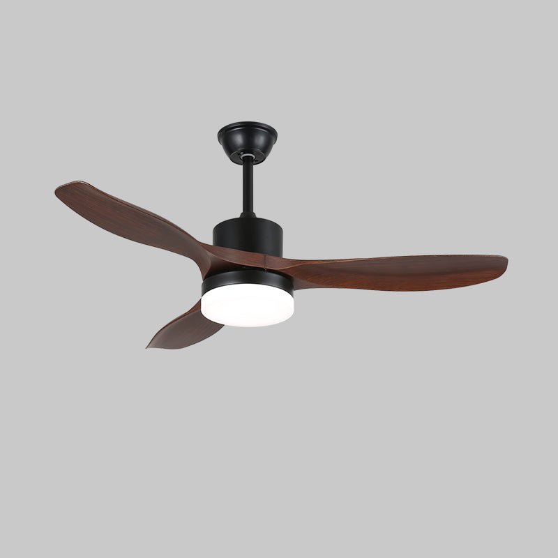 Darian ventilador de techo con luz minimalista de madera