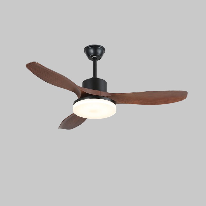 Darian ventilador de techo con luz minimalista de madera