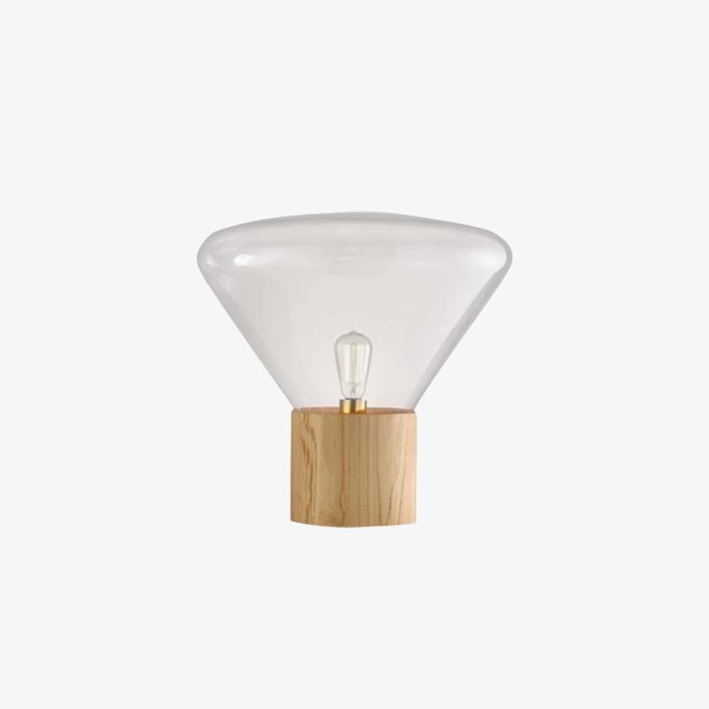 Sylirella lámpara de mesa minimalista de madera