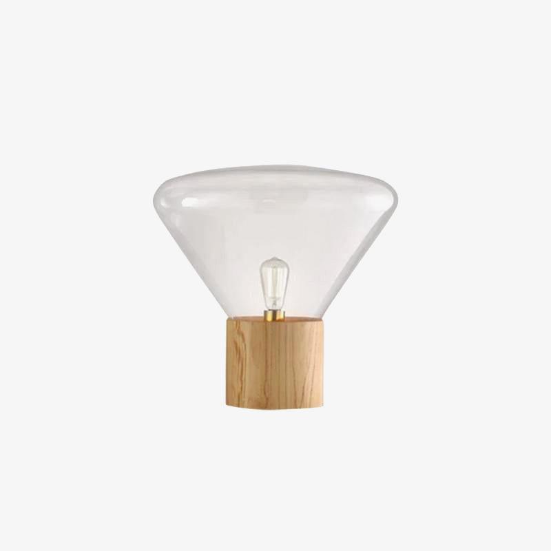 Sylirella lámpara de mesa minimalista de madera