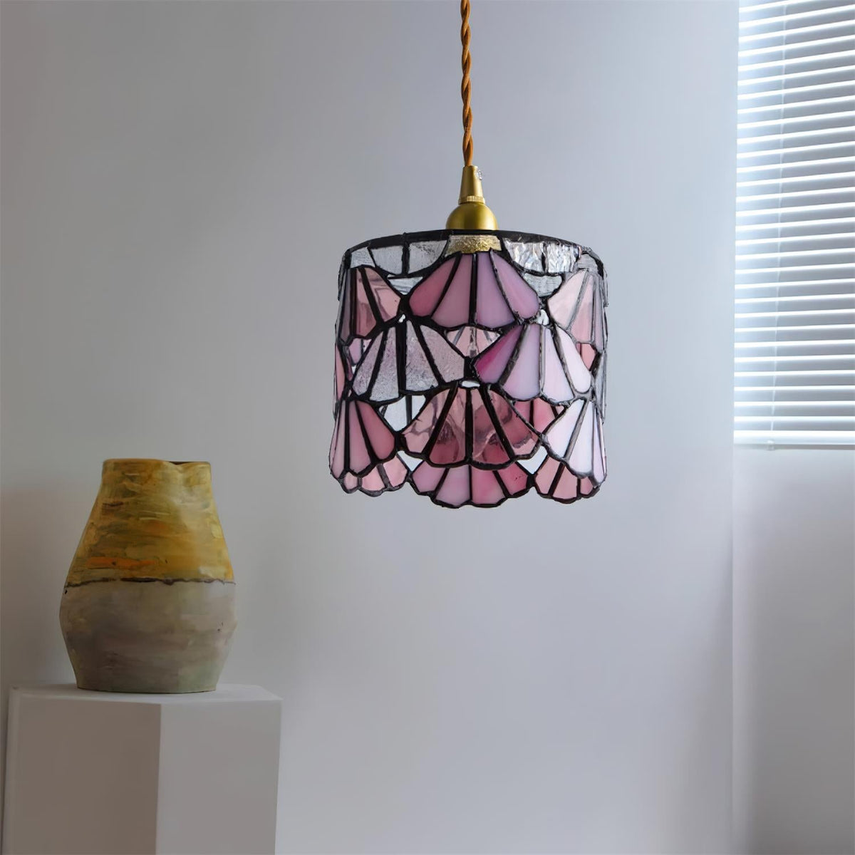 Lioraen lámpara colgante Tiffany diseño clásico