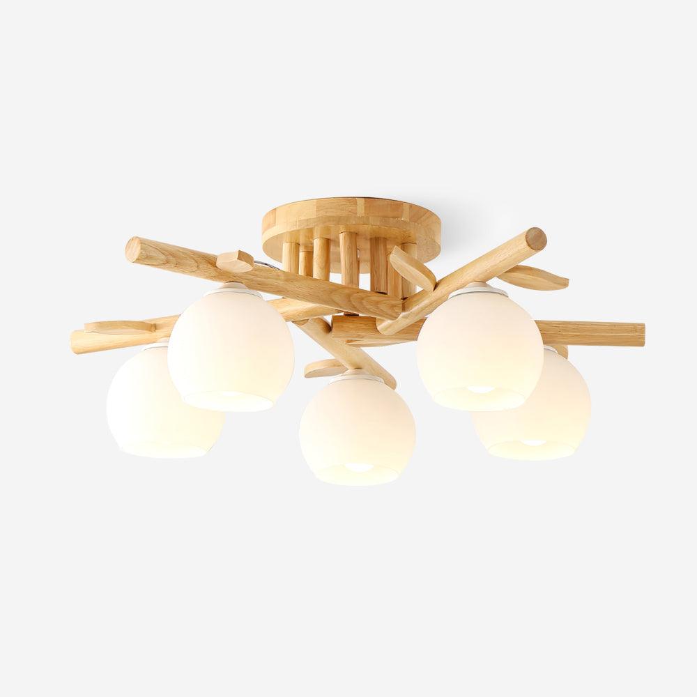 Willow lámpara de techo minimalista de madera