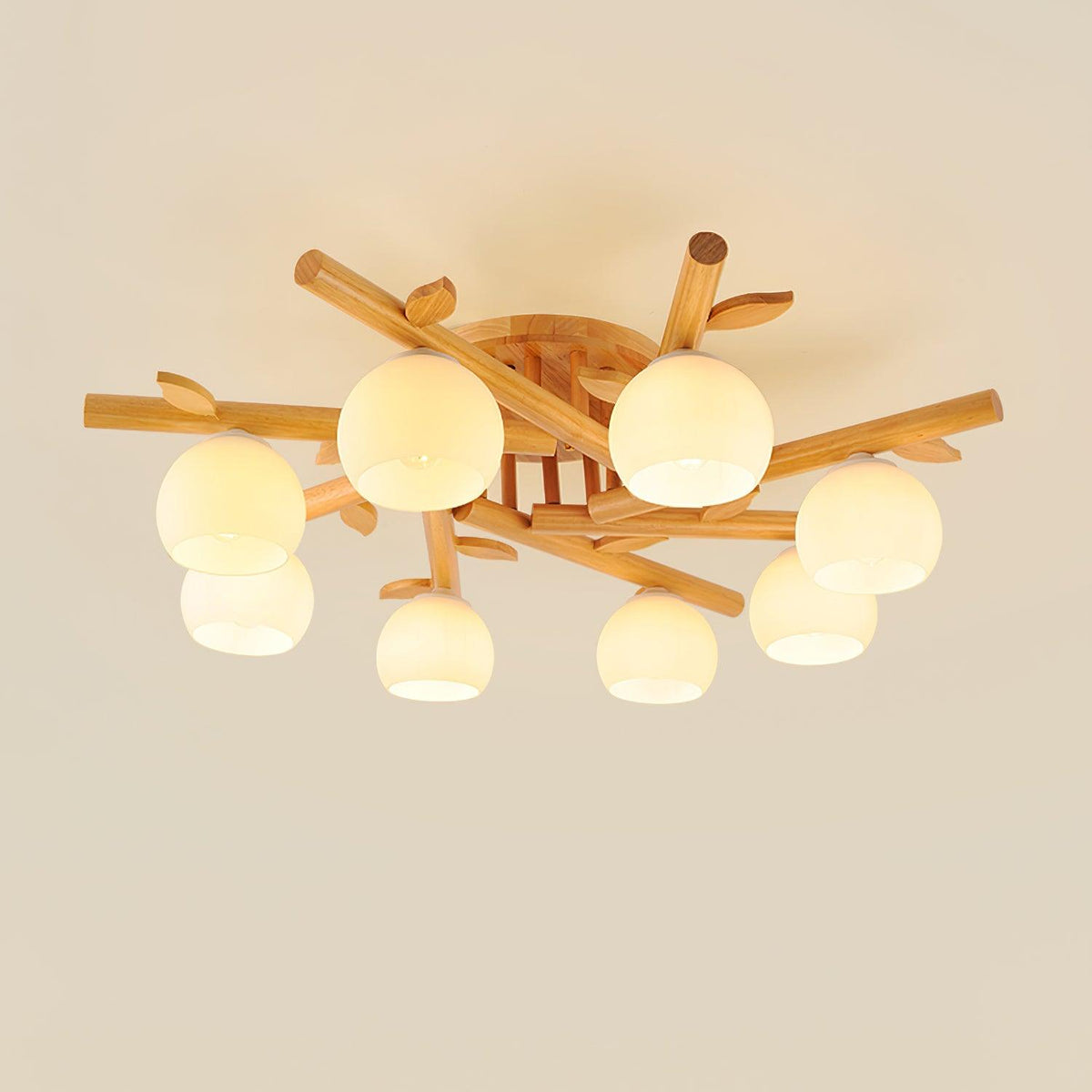 Willow lámpara de techo minimalista de madera