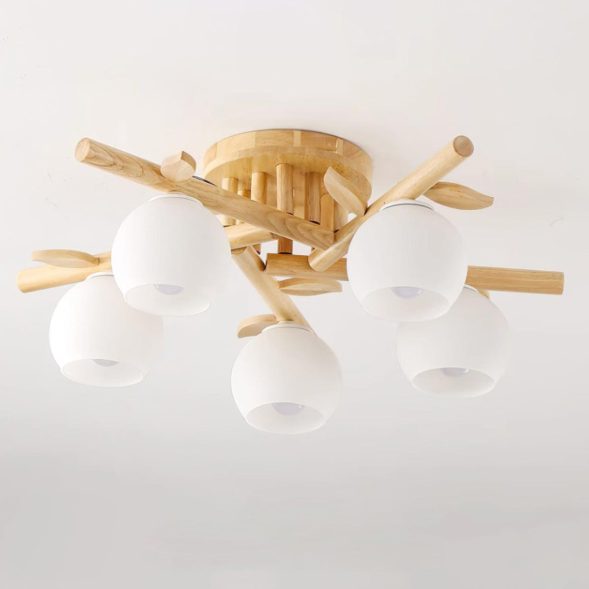 Willow lámpara de techo minimalista de madera