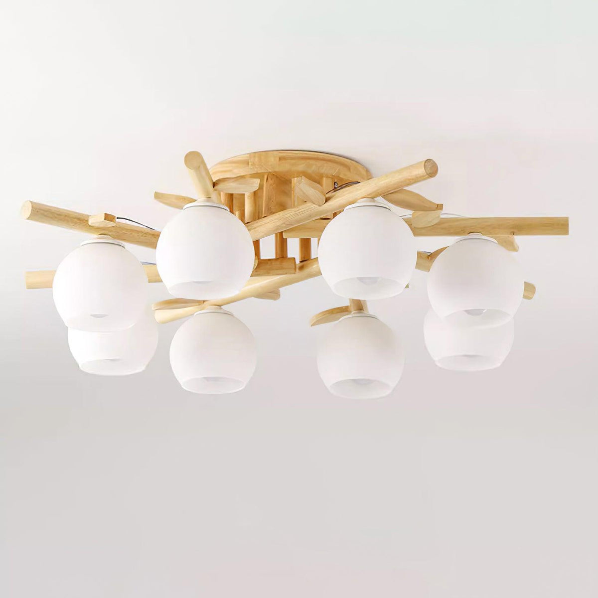 Willow lámpara de techo minimalista de madera