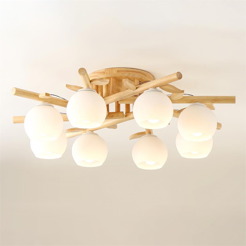 Willow lámpara de techo minimalista de madera