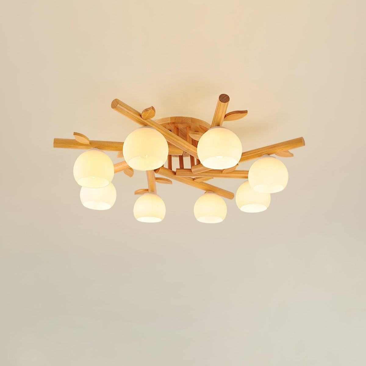 Willow lámpara de techo minimalista de madera
