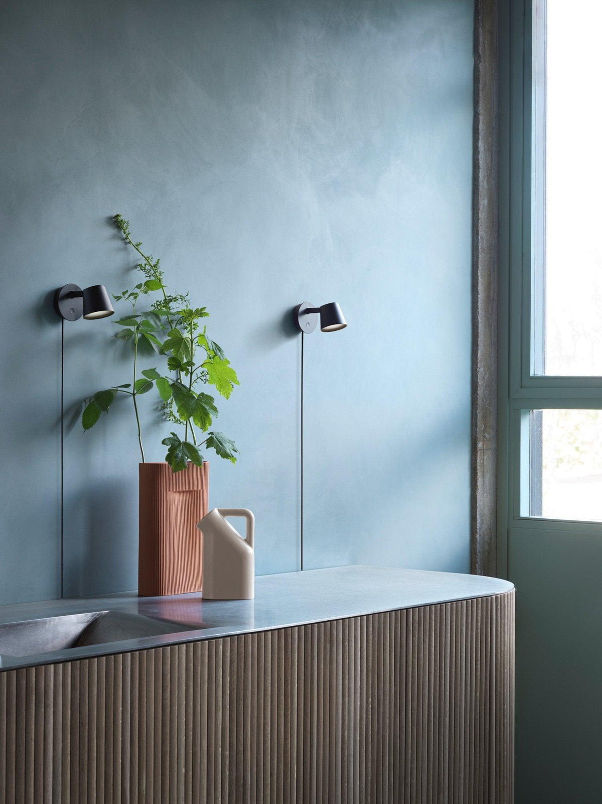 Tirwen aplique de pared moderno minimalista enchufable