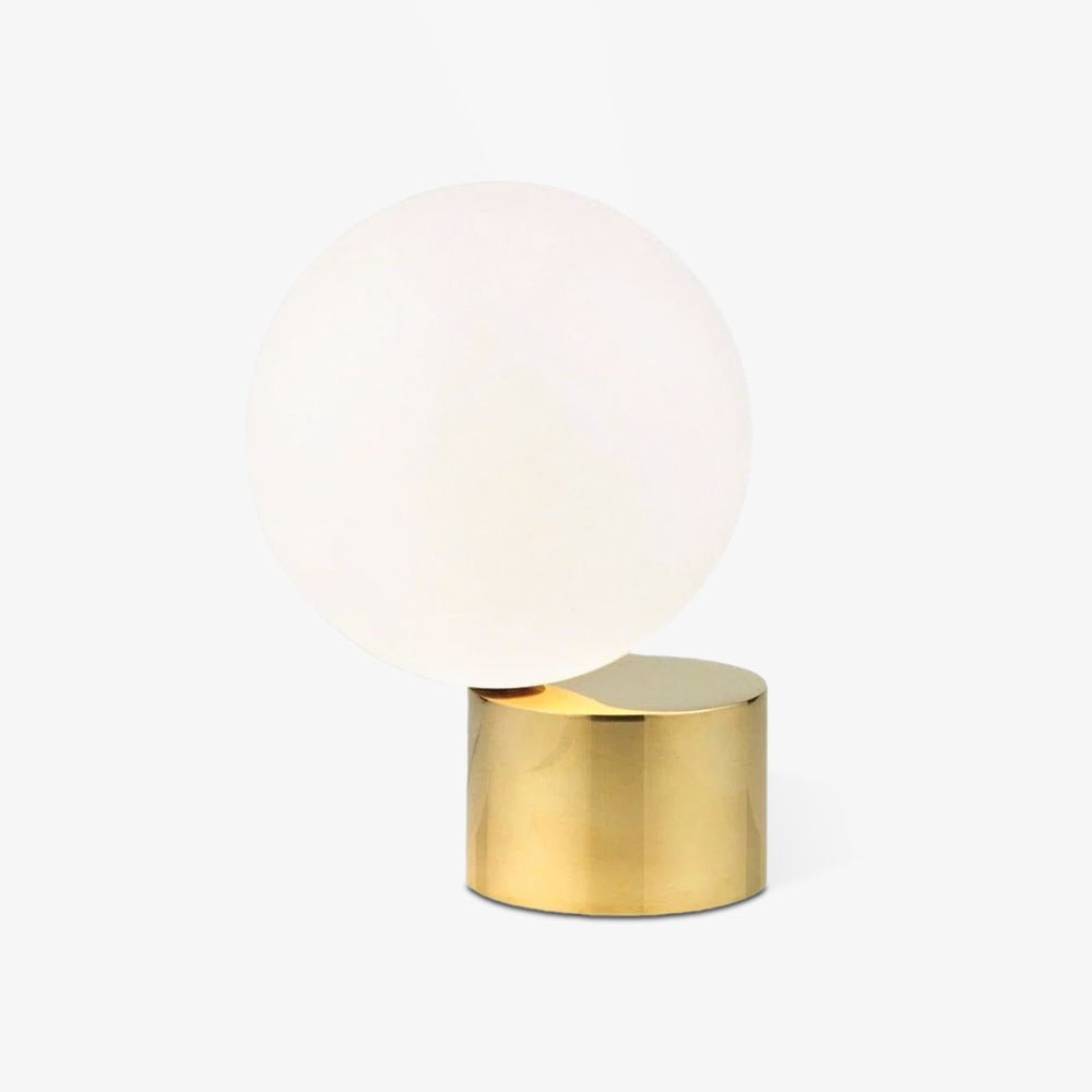 Eiraella lámpara de mesa de vidrio industrial