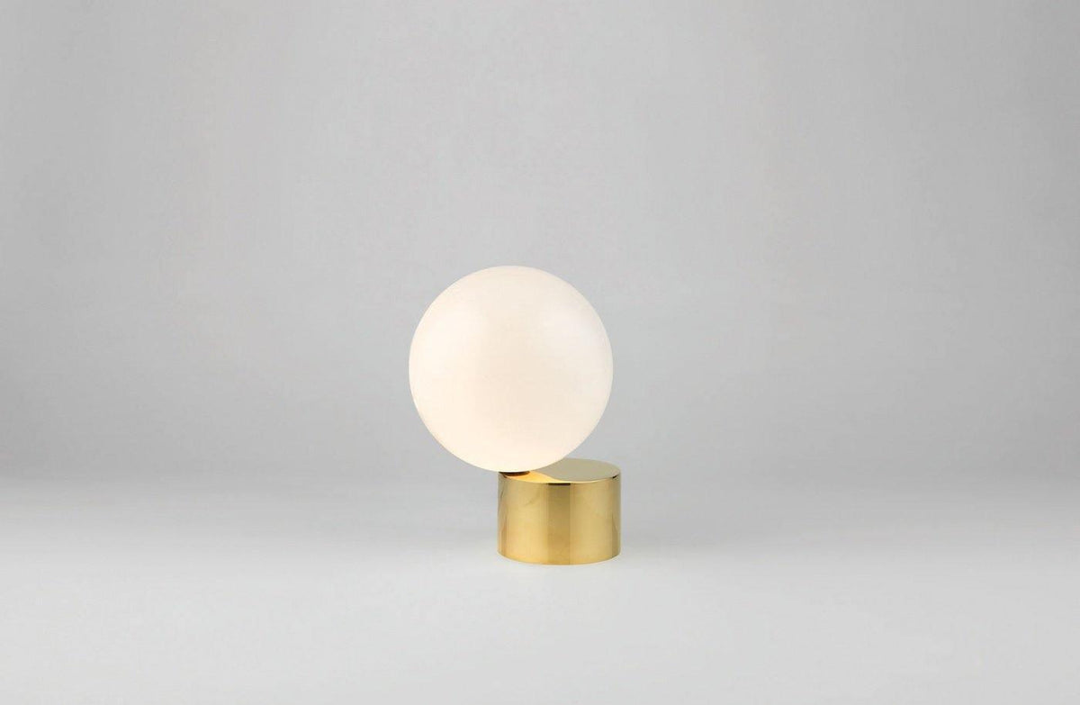 Eiraella lámpara de mesa de vidrio industrial