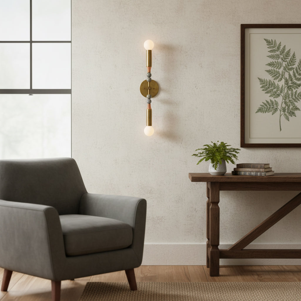 Toam aplique de pared doble
